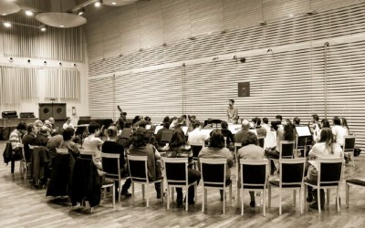 ENSAYO EN EL TEATRO REAL CON LA ORQUESTA ESCUELA DE LA OSM